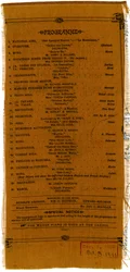 Unterhaltung zugunsten des Sockelfonds der Freiheitsstatue [verso], 1885